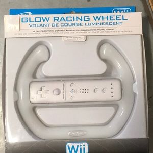 Intel Glow Racing Wheel for Wii
